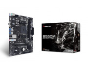 BIOSTAR B550MH 3.0, Socket AM4, AMD B550, Dual 2xDDR4-4933+, APU AMD graphics, VGA, HDMI, 1xPCIe4.0 x16, 4xSATA3, RAID, 1x M.2 Gen4 x4(64Gb/s), 2xPCIe3.0 x1, ALC887 7.1 HDA, 1xGbE LAN, 8xUSB3.2, mATX